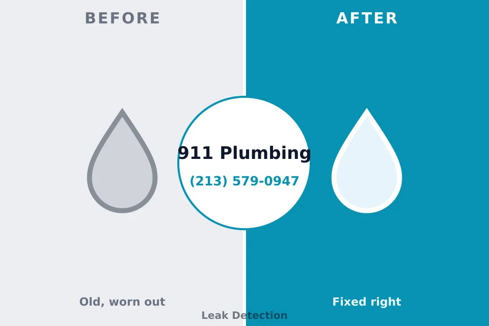 Before and after: plumbing repair Piperton, TN